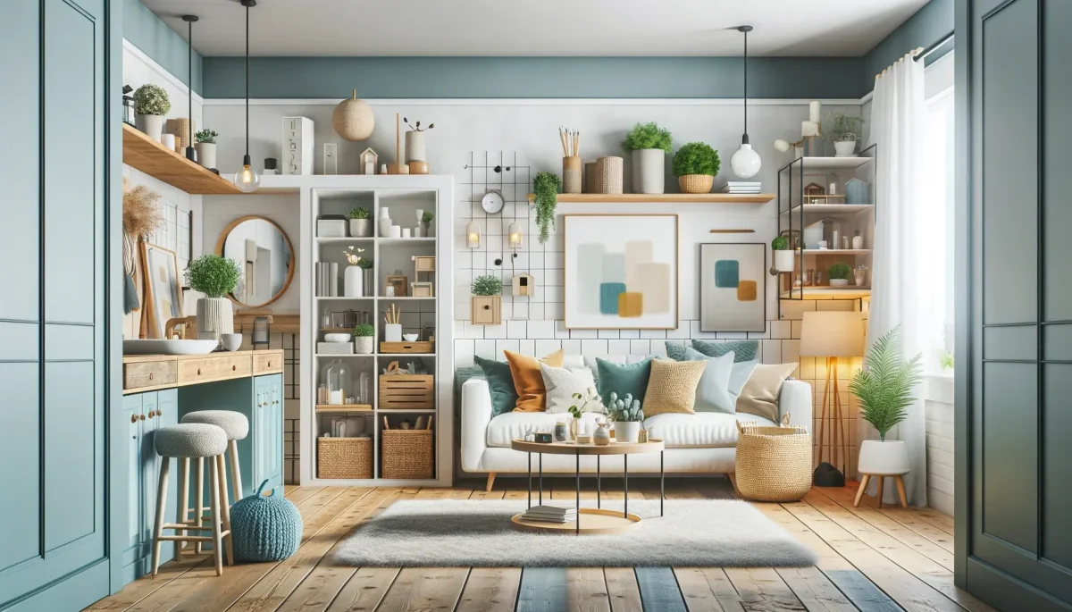 Budget-friendly remodeled living room